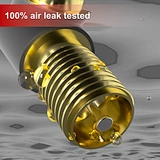 TR413 Brass Stem EPDM Rubber Snap-in Tire Valve Stems for 0.453 Inch 11.5mm Rim Holes
